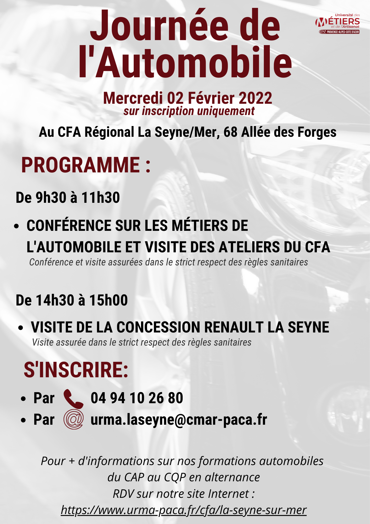 Journée de l'automobile - Campus de La Seyne 2022